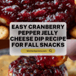 Cranberry Pepper Jelly Cheese Dip Recipe