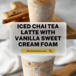 Iced Chai Tea Latte with Vanilla Sweet Cream Cold Foam Recipe