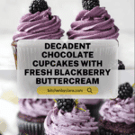 Chocolate Cupcakes with Blackberry Buttercream Recipe