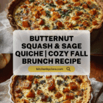 Butternut Squash & Sage Quiche Recipe