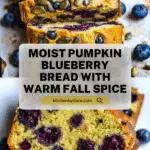 Pumpkin Blueberry Bread Recipe