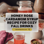 Honey Rose Cardamom Syrup Recipe