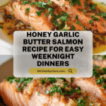 Honey garlic butter salmon Recipe