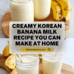 Korean Banana Milk Recipe