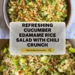 Cucumber Edamame Rice Salad Recipe