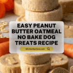 Peanut Butter Oatmeal No Bake Dog Treats Recipe