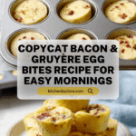 Copycat Egg Bites with Bacon & Gruyère Recipe