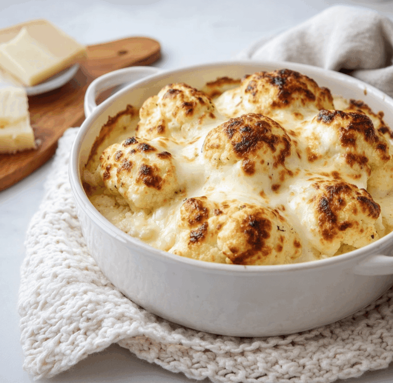 Roasted Cauliflower with Parmesan and Béchamel Sauce Recipe
