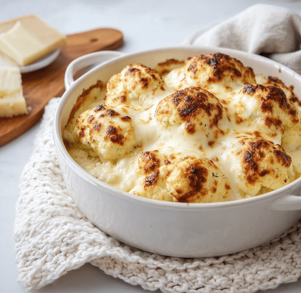 Roasted Cauliflower with Parmesan and Béchamel Sauce Recipe