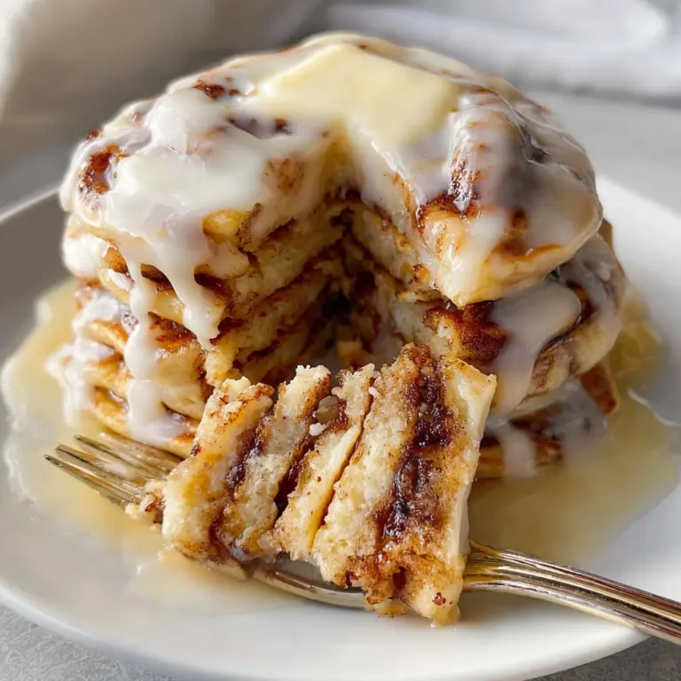 Cinnamon Roll Pancakes Recipe