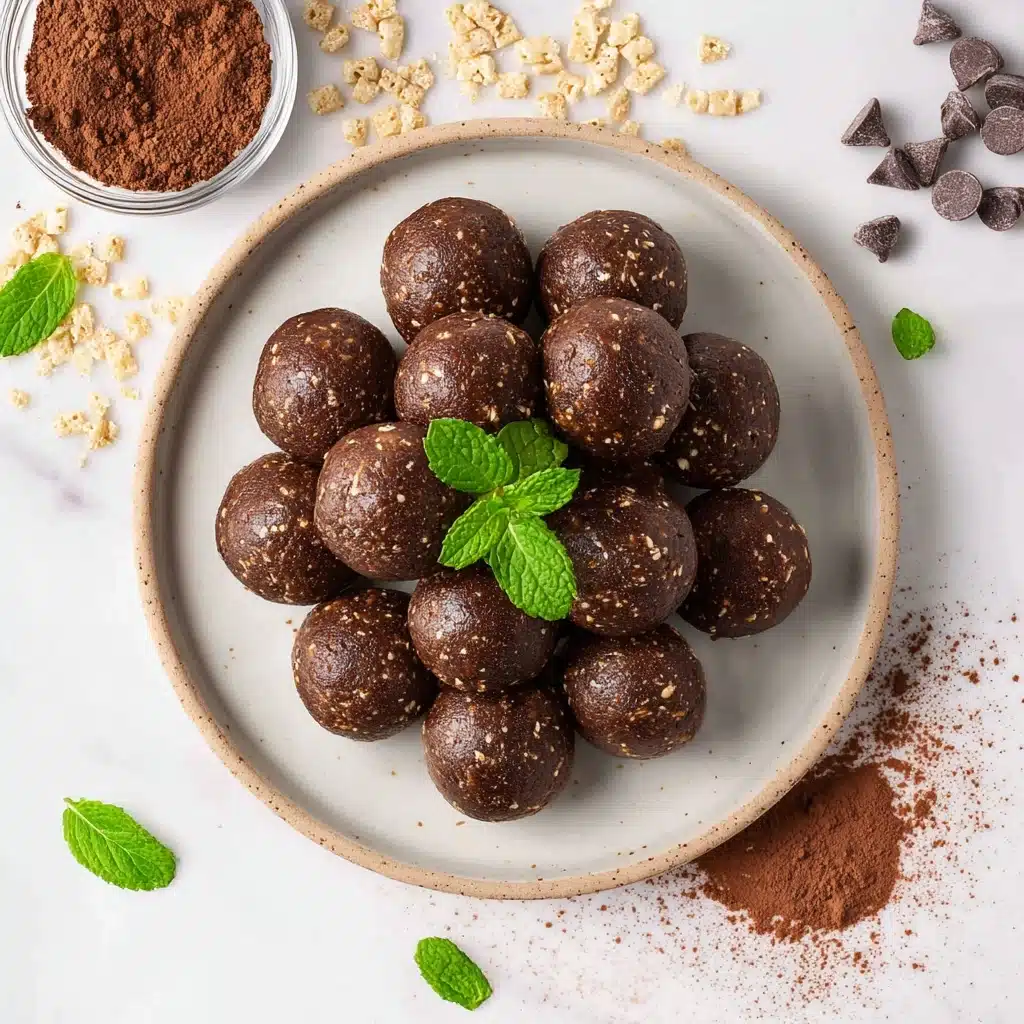 Mint Chocolate Energy Bites Recipe - Recipe Image