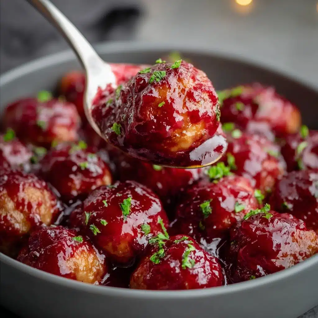 Quick Cranberry Meatballs Recipe - Recipe Image