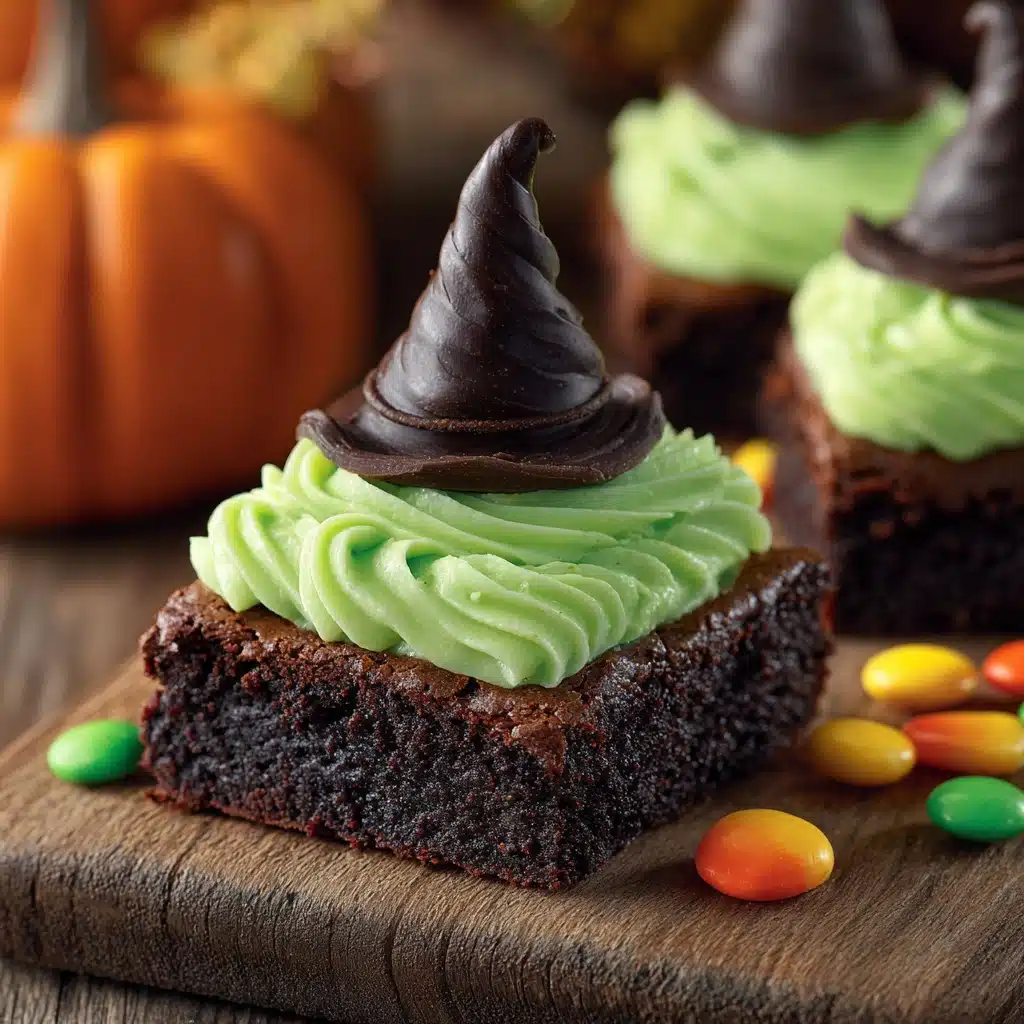 Wicked Witch Hat Brownies Recipe - Recipe Image