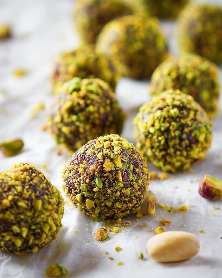 Pistachio Ferrero Rocher – Vegan Chocolate Truffles Recipe