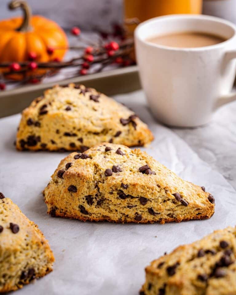 Pumpkin Chocolate Chip Scones Recipe