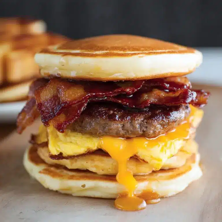 Easy Homemade McGriddle Breakfast Sandwiches Recipe