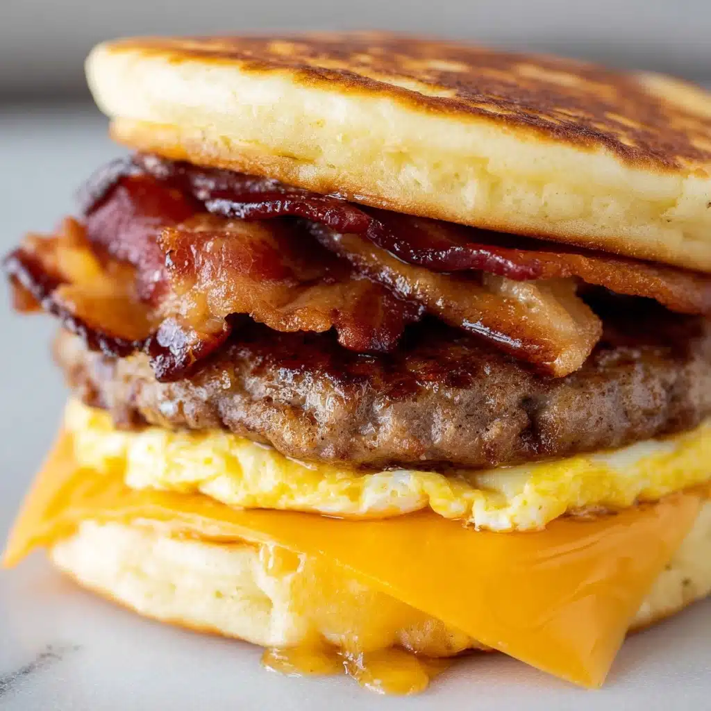 Easy Homemade McGriddle Breakfast Sandwiches Recipe - Recipe Image