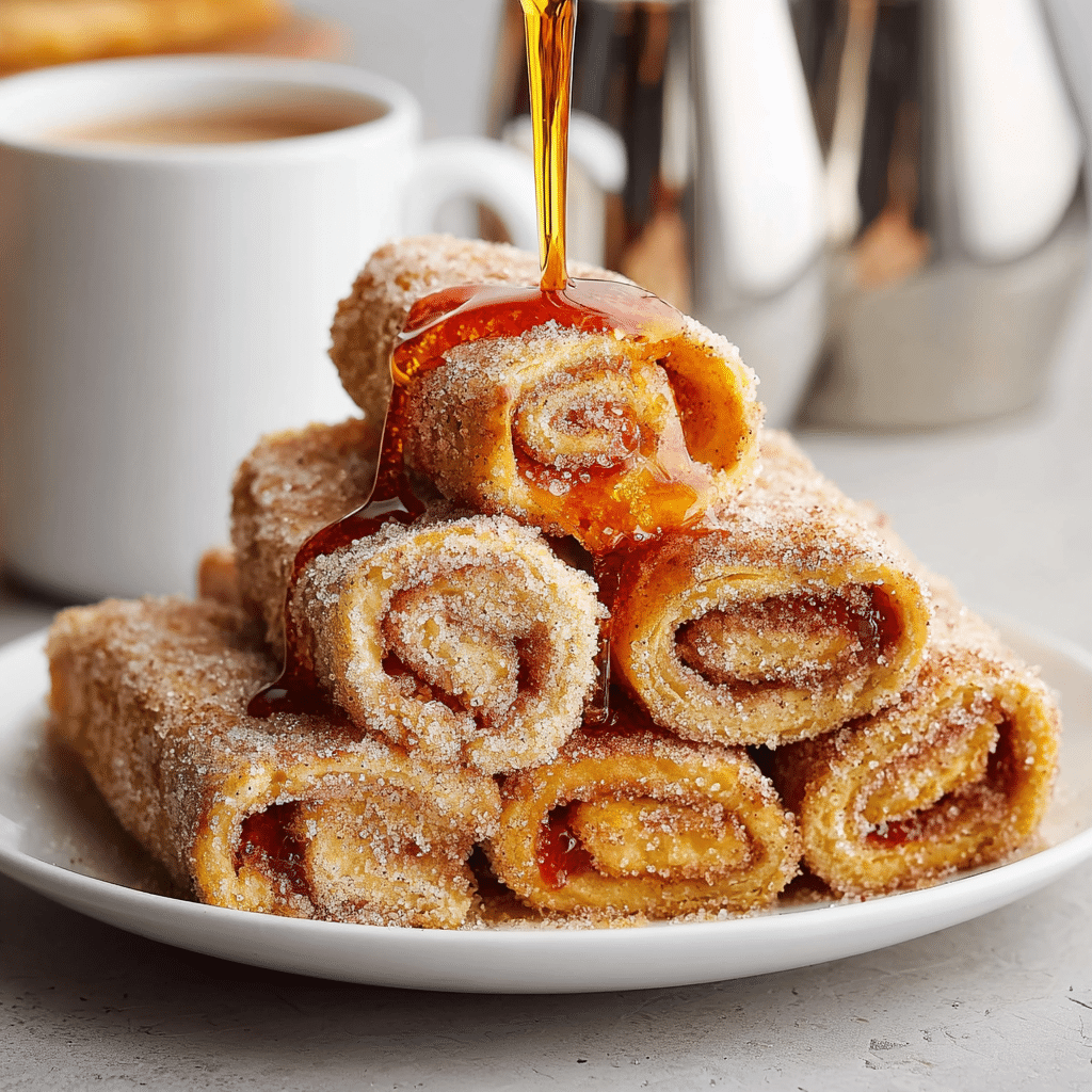 Pumpkin French Toast Roll-Ups Recipe - Recipe Image