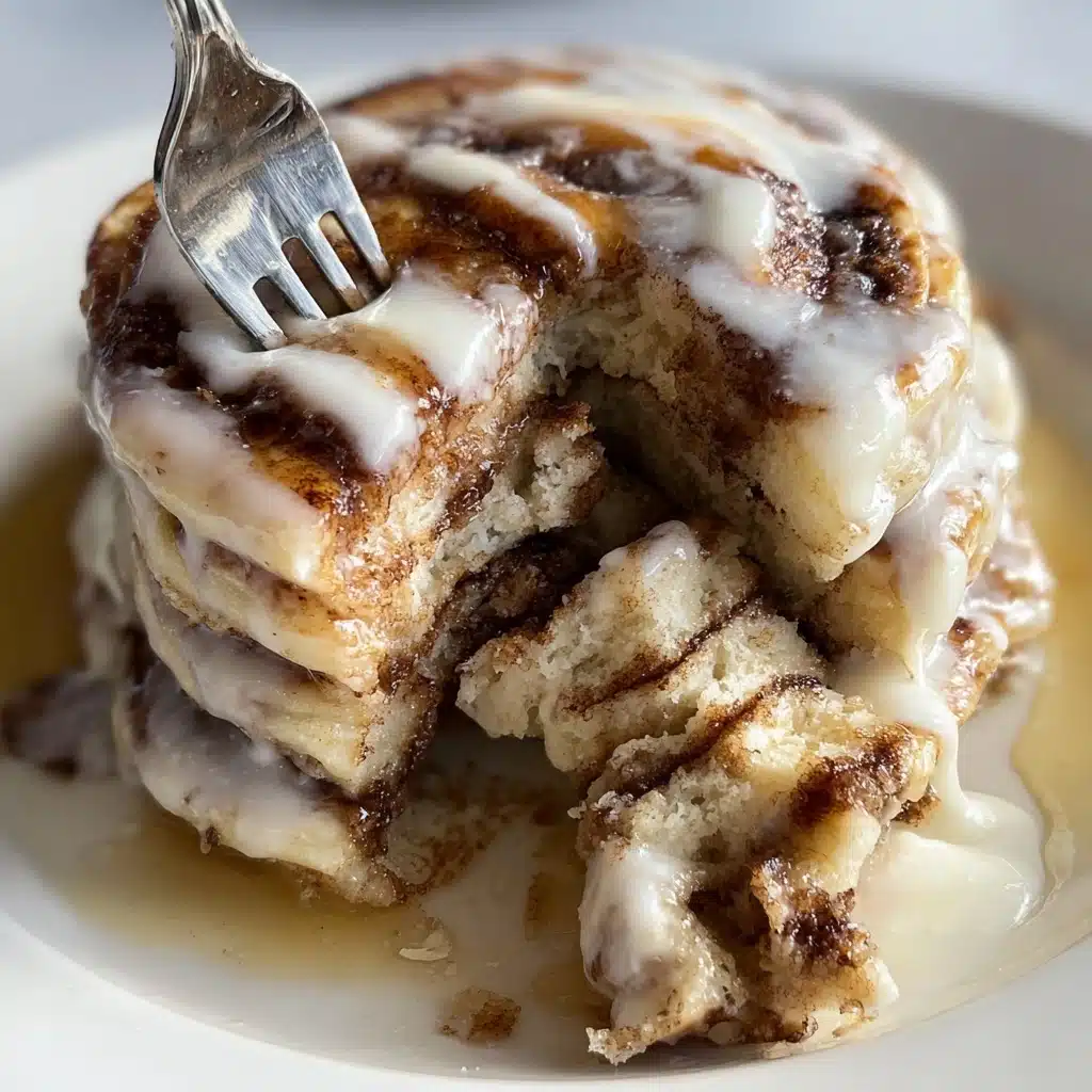 Cinnamon Roll Pancakes Recipe - Recipe Image
