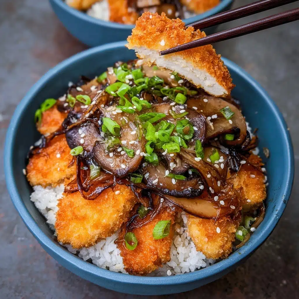 Japanese-Style Katsudon Rice Bowls Recipe - Recipe Image