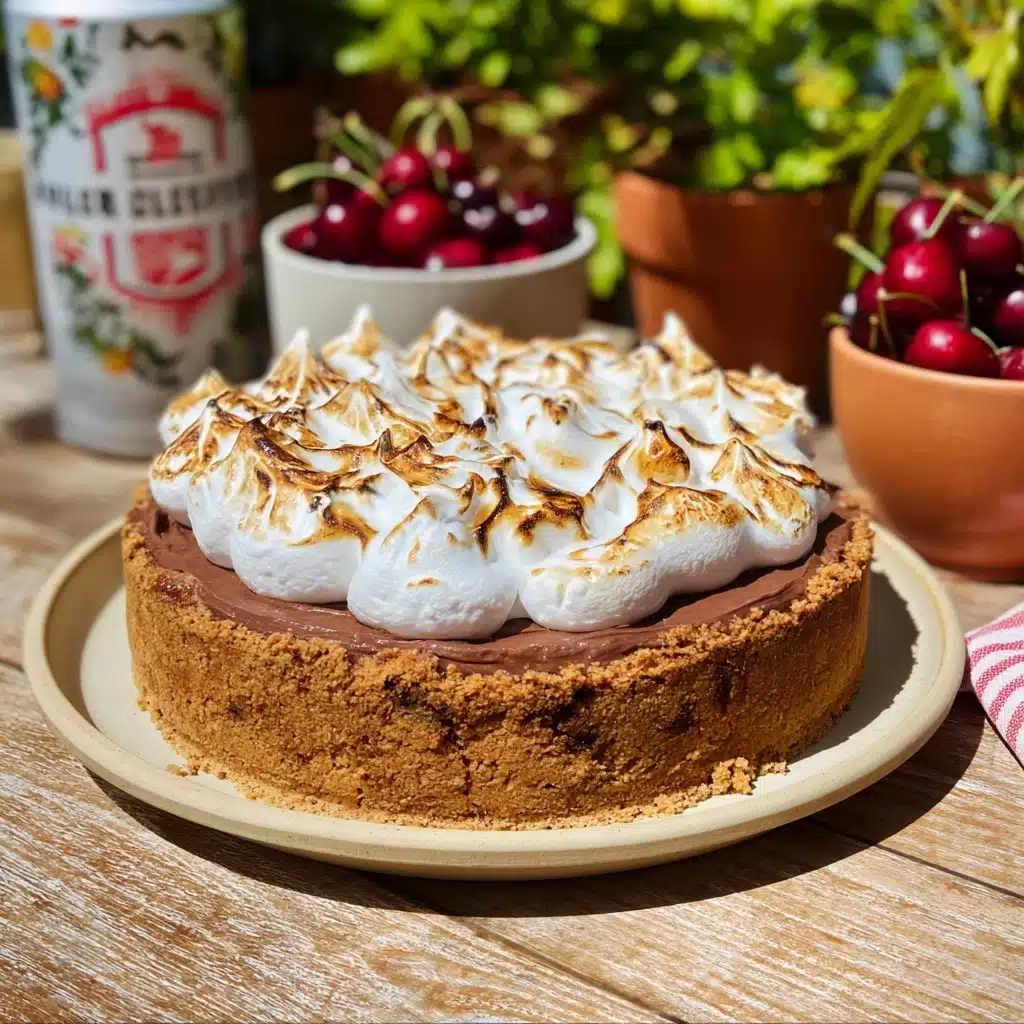 5-Ingredient S’mores Ice Cream Pie Recipe - Recipe Image