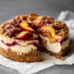 Peach Cobbler Cheesecake Recipe