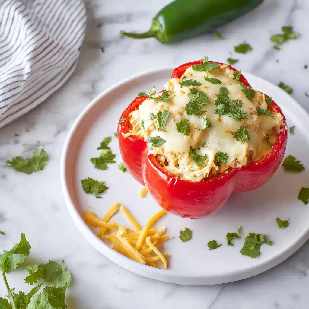 Cream Cheese Chicken Stuffed Peppers Recipe