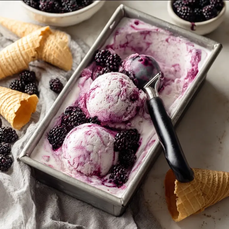 Blackberry Ice Cream Recipe