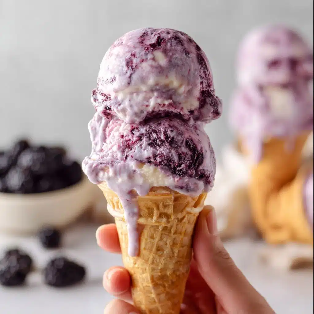 Blackberry Ice Cream Recipe - Recipe Image