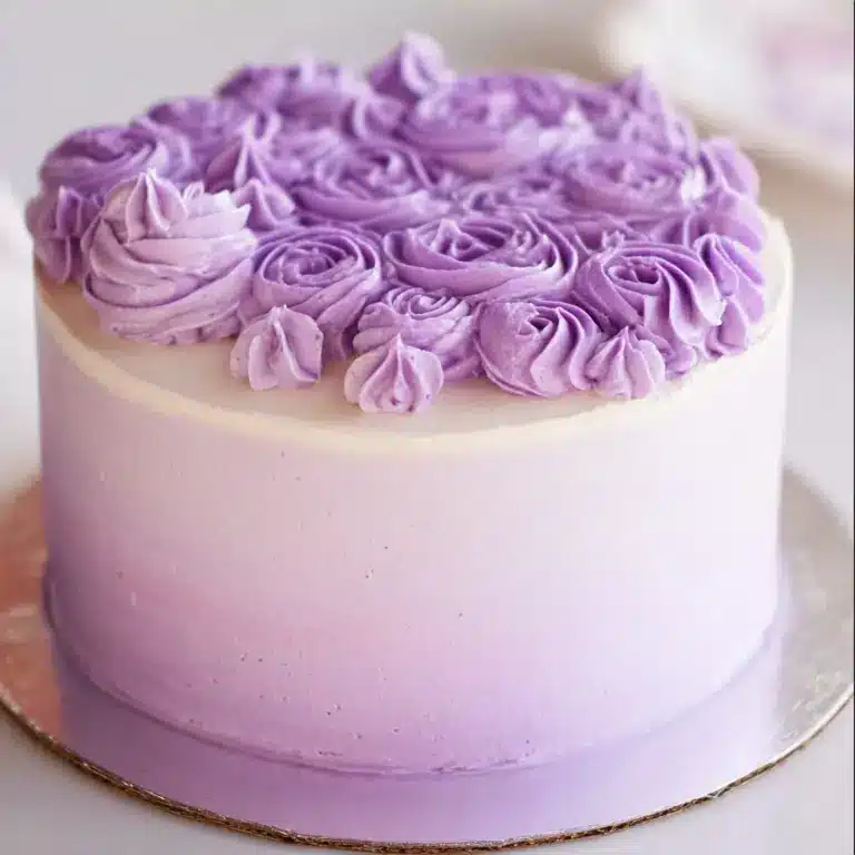 Peach Lavender Cake Recipe