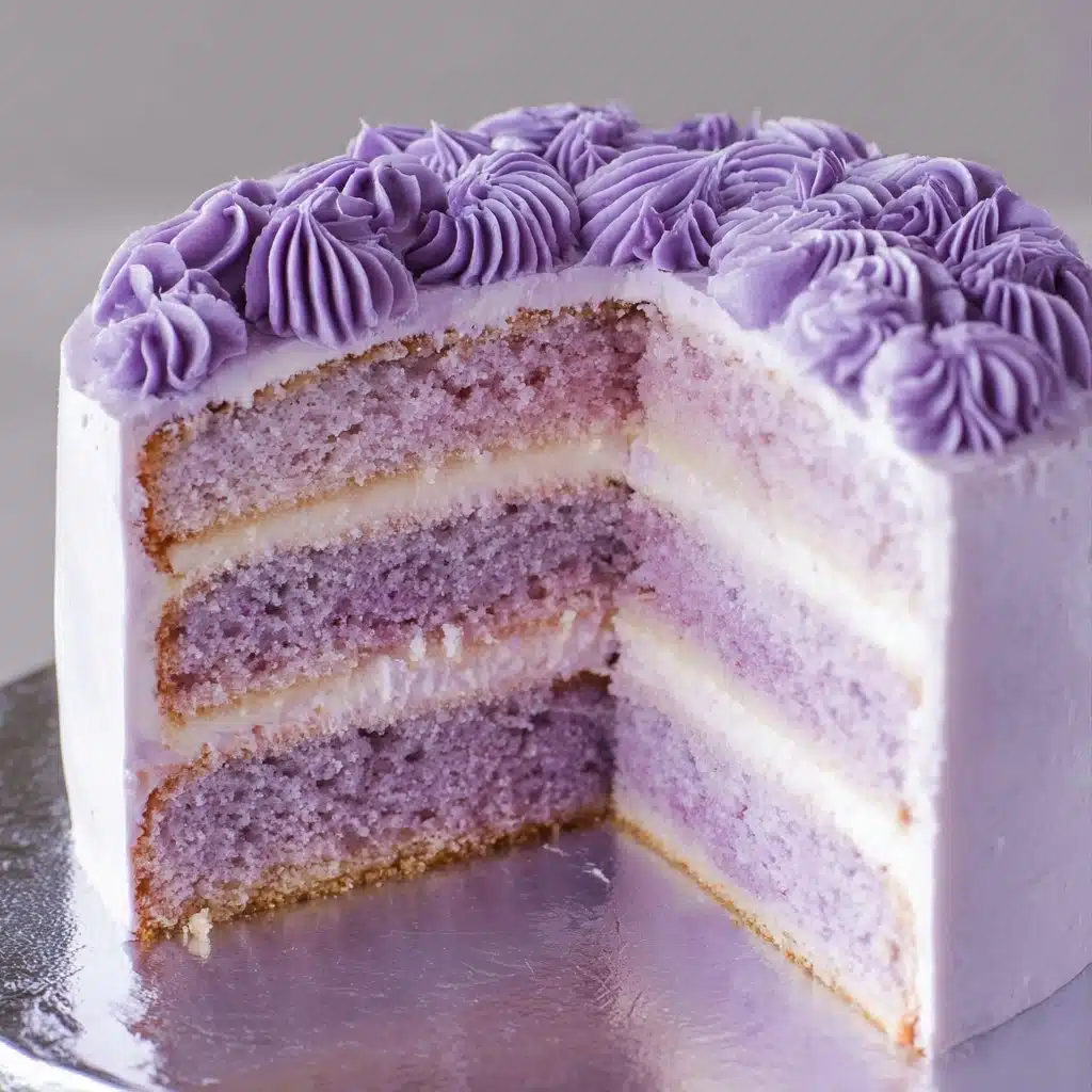 Peach Lavender Cake Recipe - Recipe Image