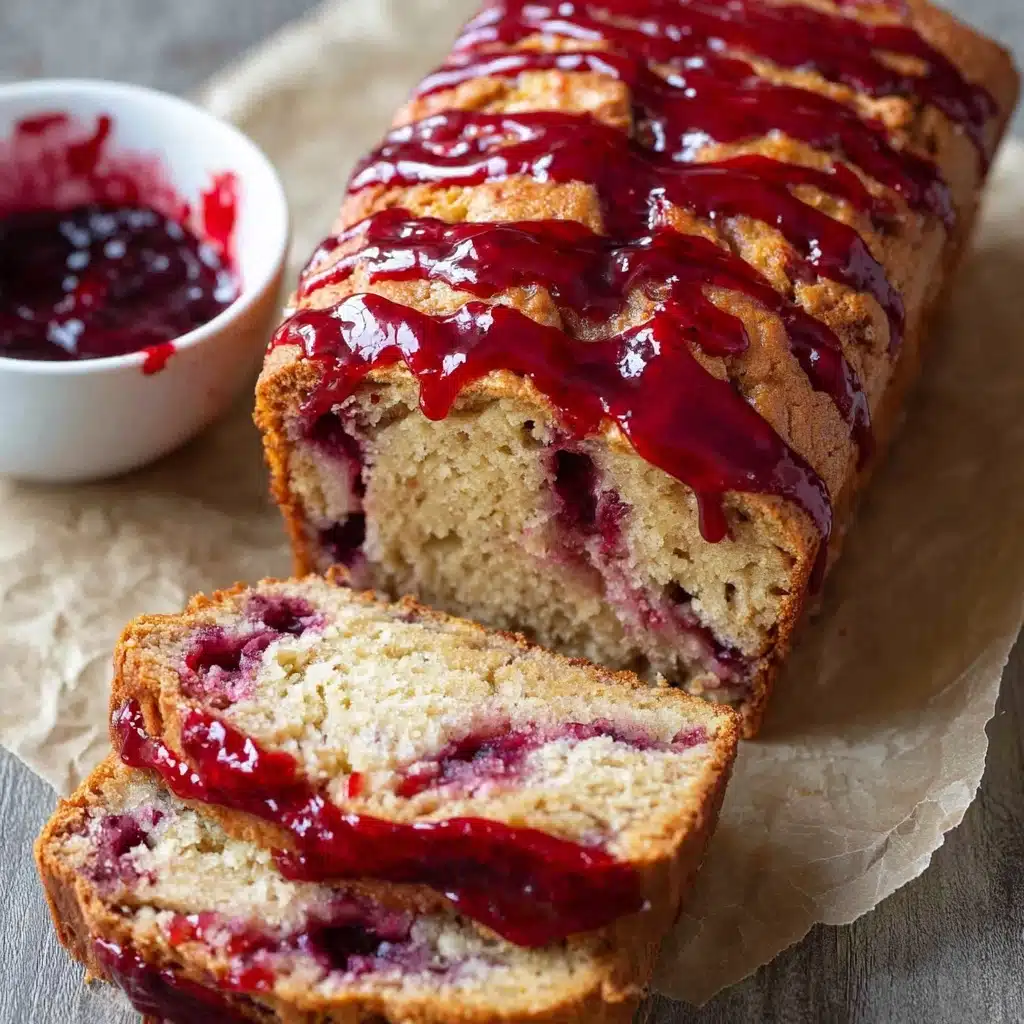 Peanut Butter and Jelly Banana Bread Recipe