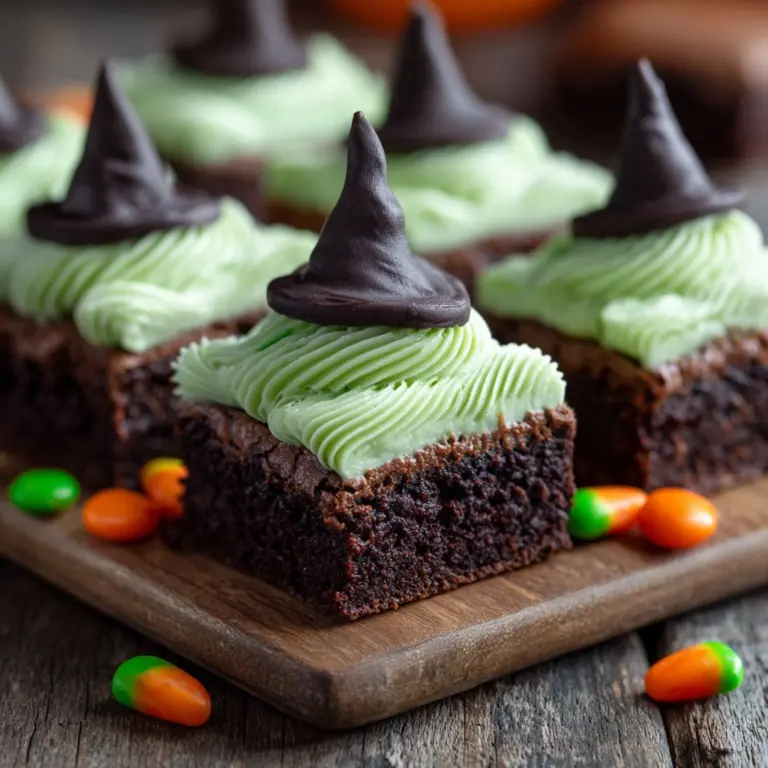 Wicked Witch Hat Brownies Recipe