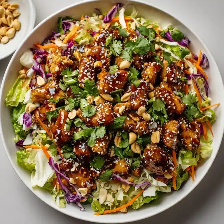 Sesame Chicken Cabbage Crunch Salad Recipe