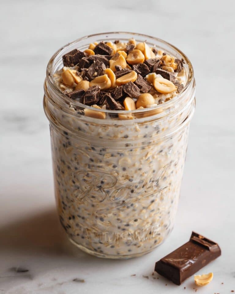 Snickers Overnight Oats Recipe