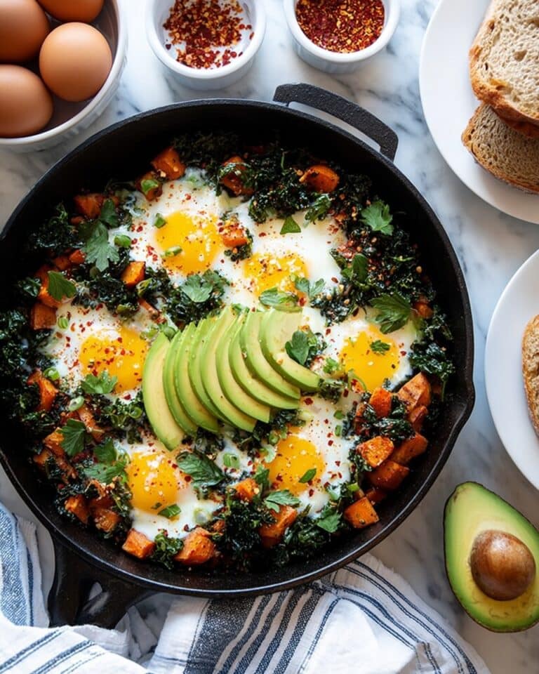 Sweet Potato and Kale Hash with Avocado Recipe