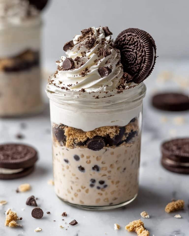 Cookies and Cream Overnight Oats Recipe