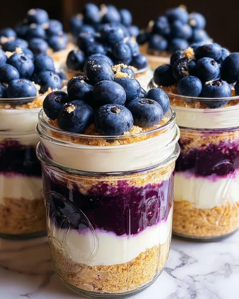 Blueberry Cheesecake Overnight Oats Recipe
