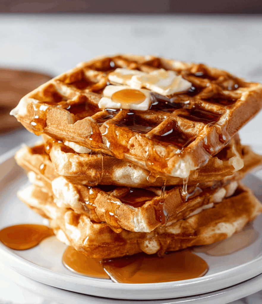 Fluffy Homemade Waffles Recipe
