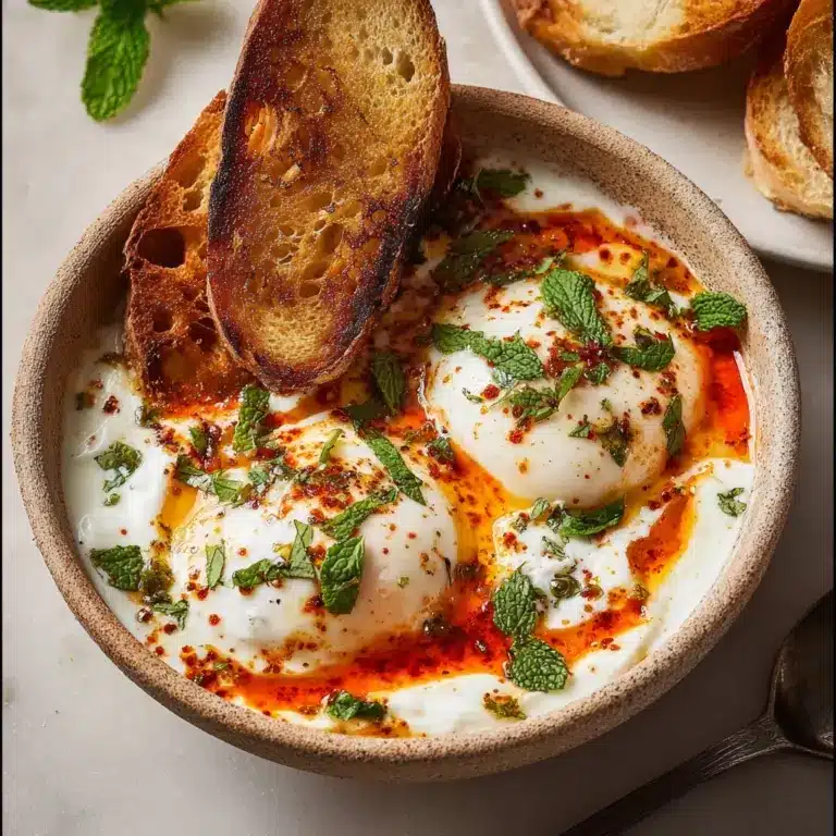 Çılbır: Turkish Eggs with Creamy Yogurt & Butter Sauce Recipe