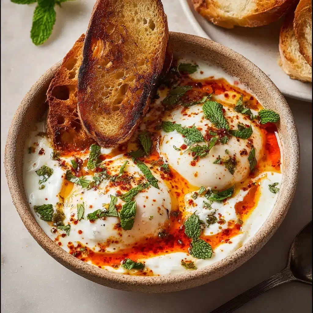 Çılbır: Turkish Eggs with Creamy Yogurt & Butter Sauce Recipe