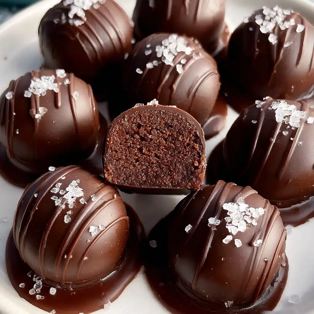 Dark Chocolate Protein Balls (No Bake, Low Carb) Recipe - Recipe Image