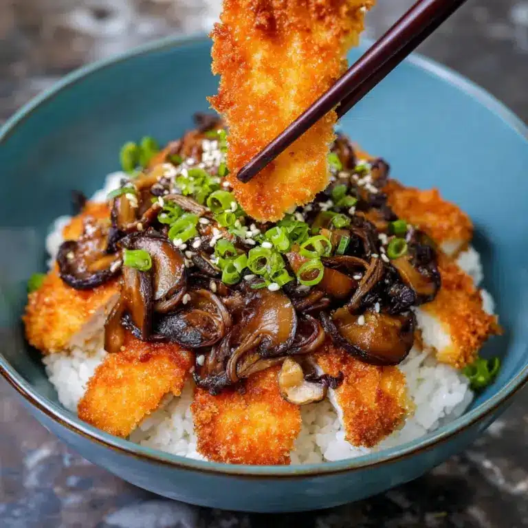 Japanese-Style Katsudon Rice Bowls Recipe