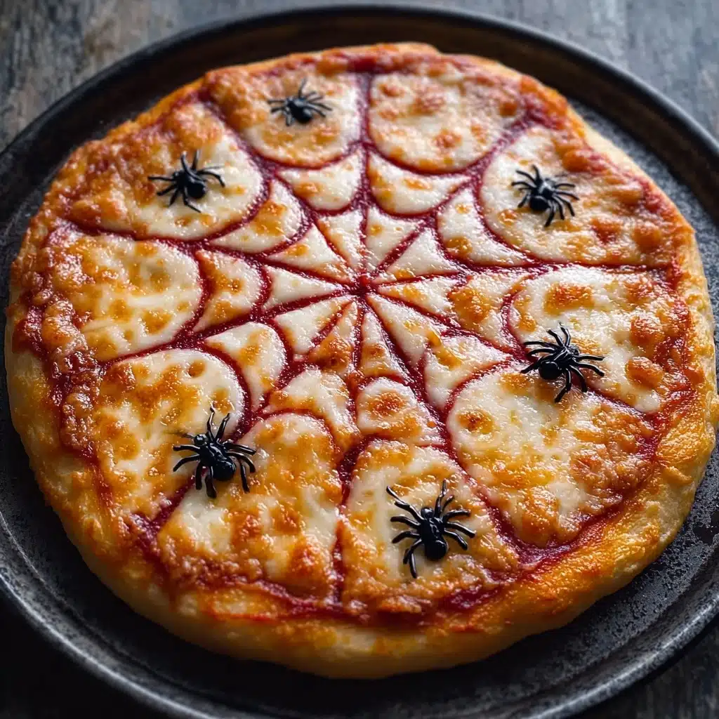 Spider Web Pizza Recipe - Recipe Image