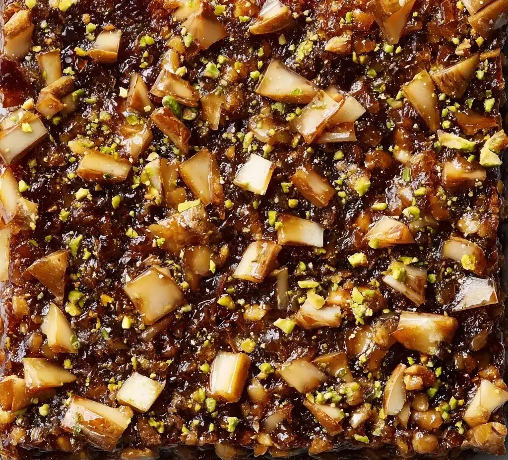Baklava Shortbread Cookie Bars Recipe