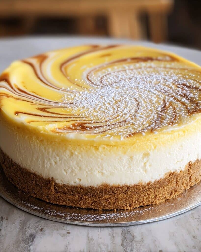 Cinnamon Swirl Cheesecake Recipe