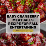 Quick Cranberry Meatballs Recipe