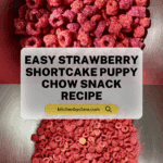 Strawberry Shortcake Puppy Chow! Recipe