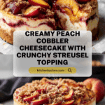 Peach Cobbler Cheesecake Recipe