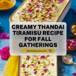 Thandai Tiramisu (Fusion Holi Dessert) Recipe